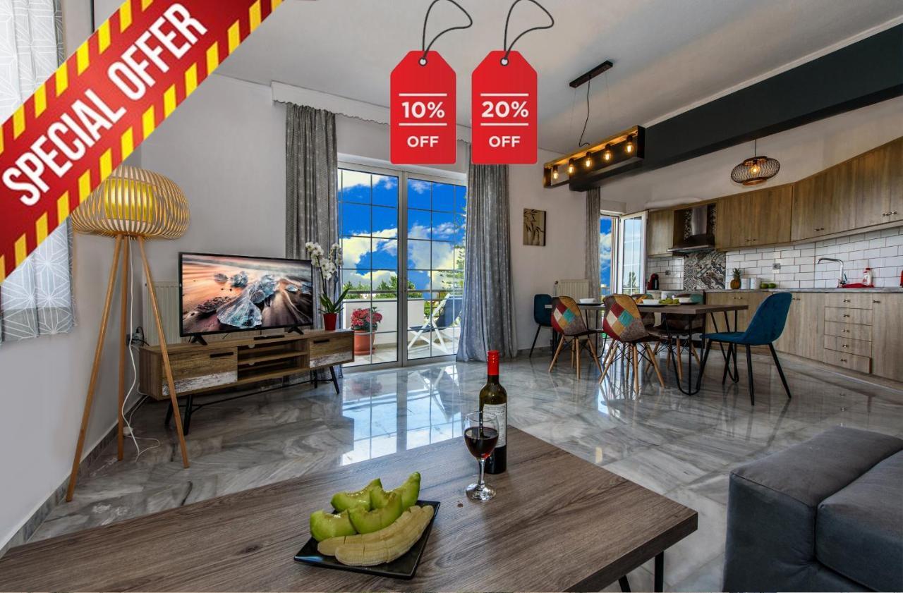 Platanias Villa Spyros Exterior foto